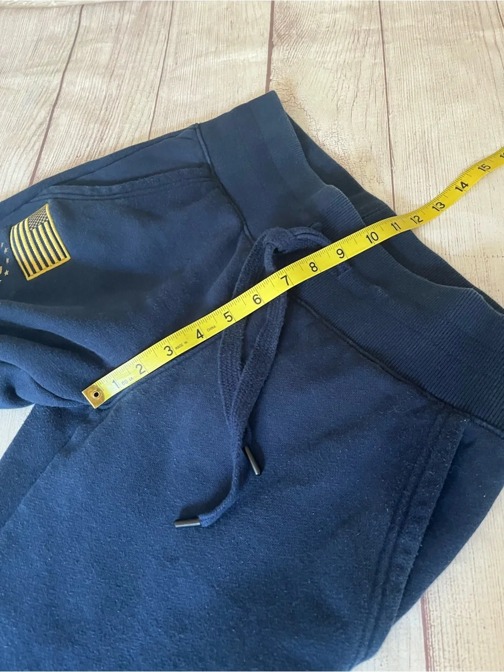 Under Armour navy blue/gold Respect joggers Freedom X Project Rock